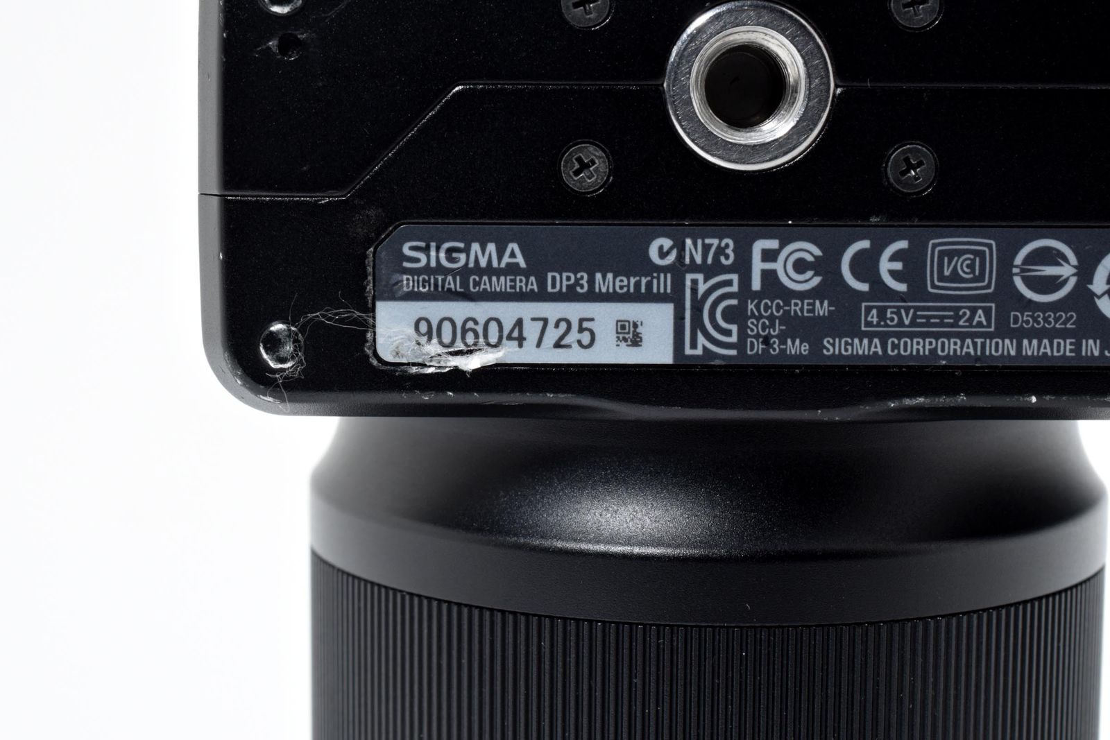 シグマ SIGMA DP3 Merrill 50mm F2.8 ≪純正充電器＆充電池1個付 動作