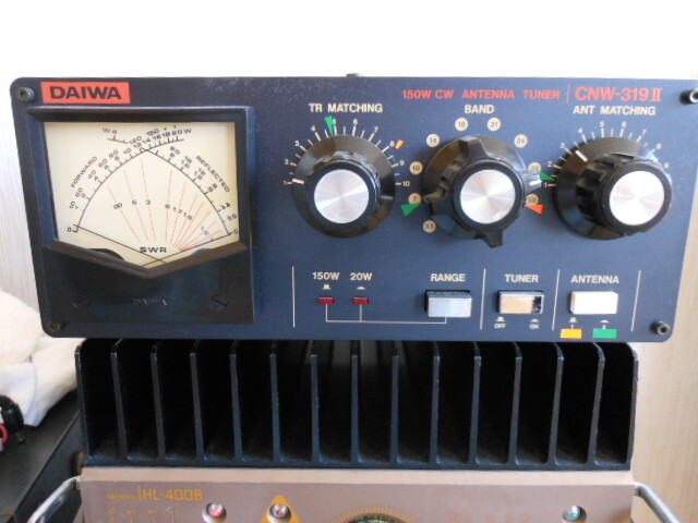 DAIWA CNW-319 アンテナチューナー 7～50MHz 中古品 DAIWA CNW-319