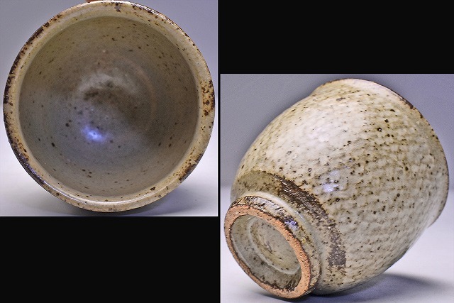 島岡達三 ☆ 象嵌 湯呑 ☆ 共箱 ☆ 人間国宝 ☆ 師： 浜田庄司 ☆