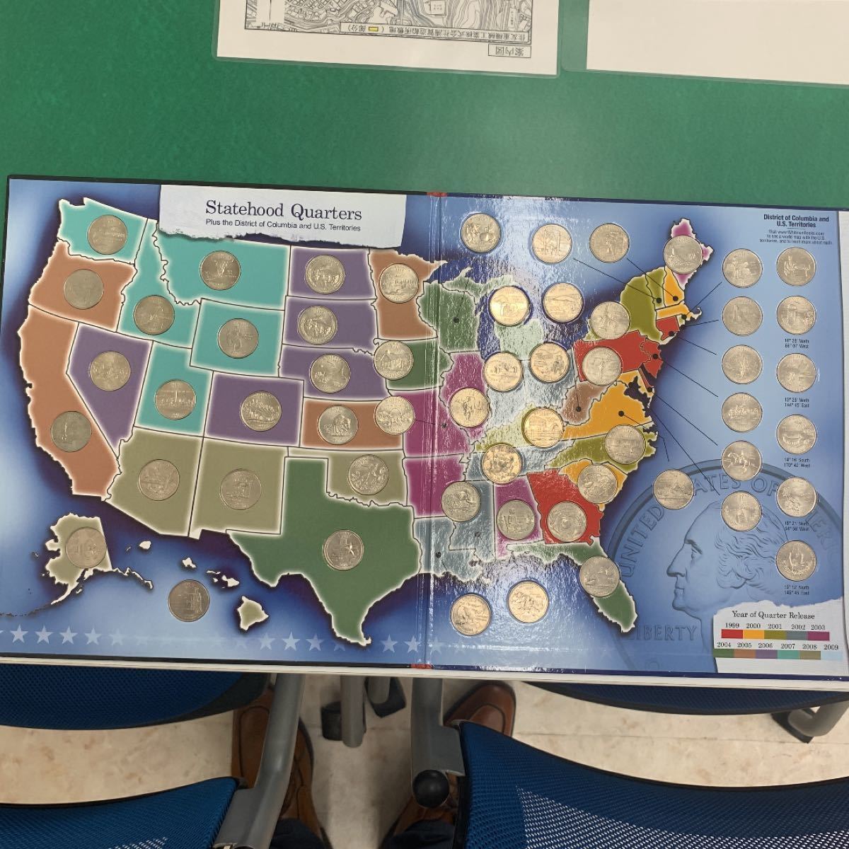 アメリカ クォーター 50州+6準州 25セント コンプリート｜Yahoo!フリマ