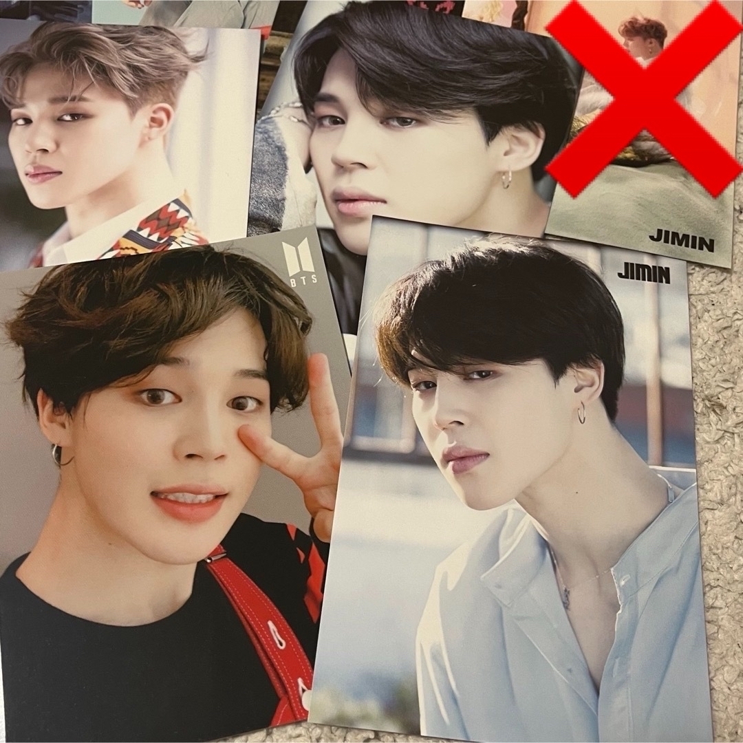 BTS ジミン うちわ プレミアムフォト BTS JIMIN ジミン うちわ
