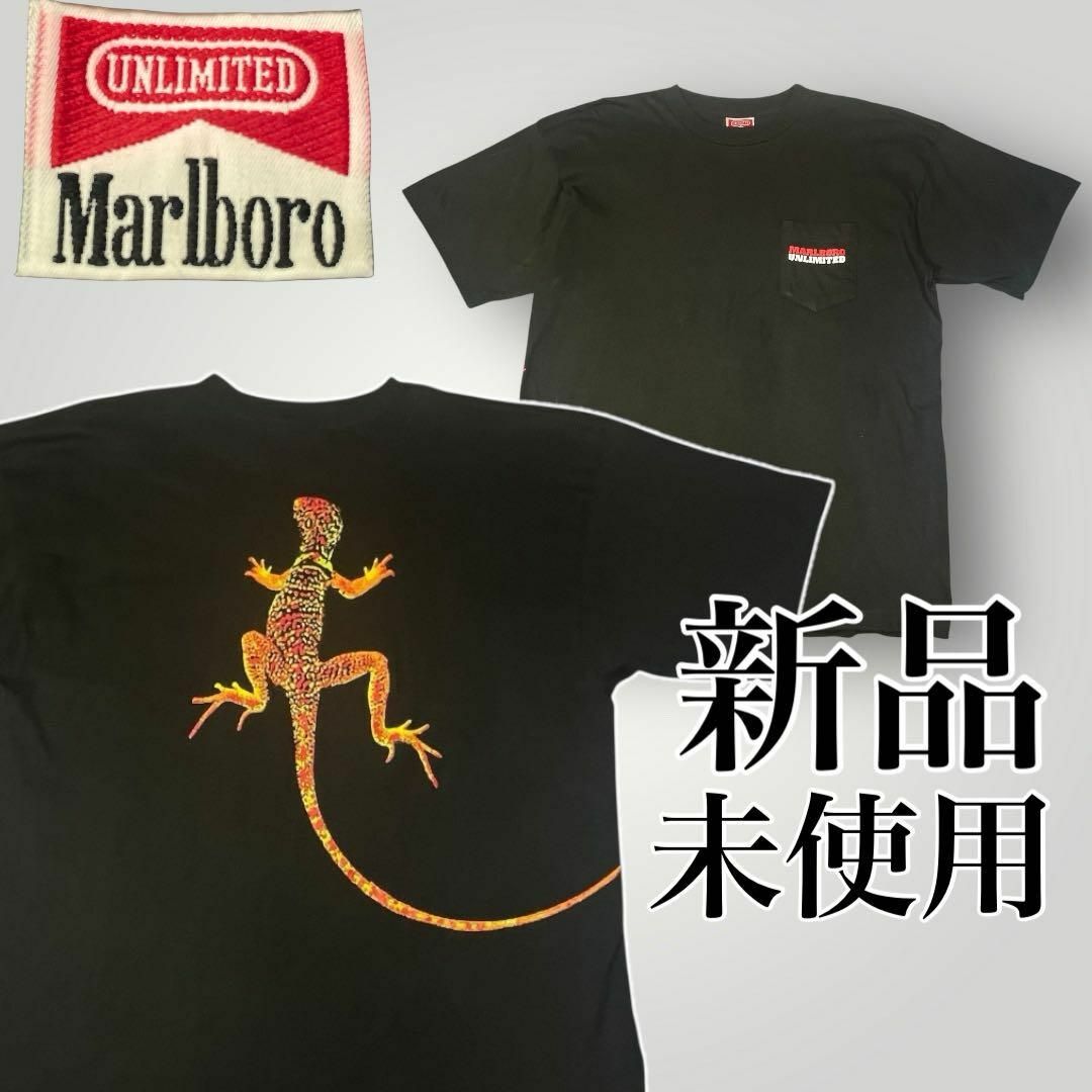 デッドストック】90s Marlboro リザード Tシャツ マルボロUSA製 トップス