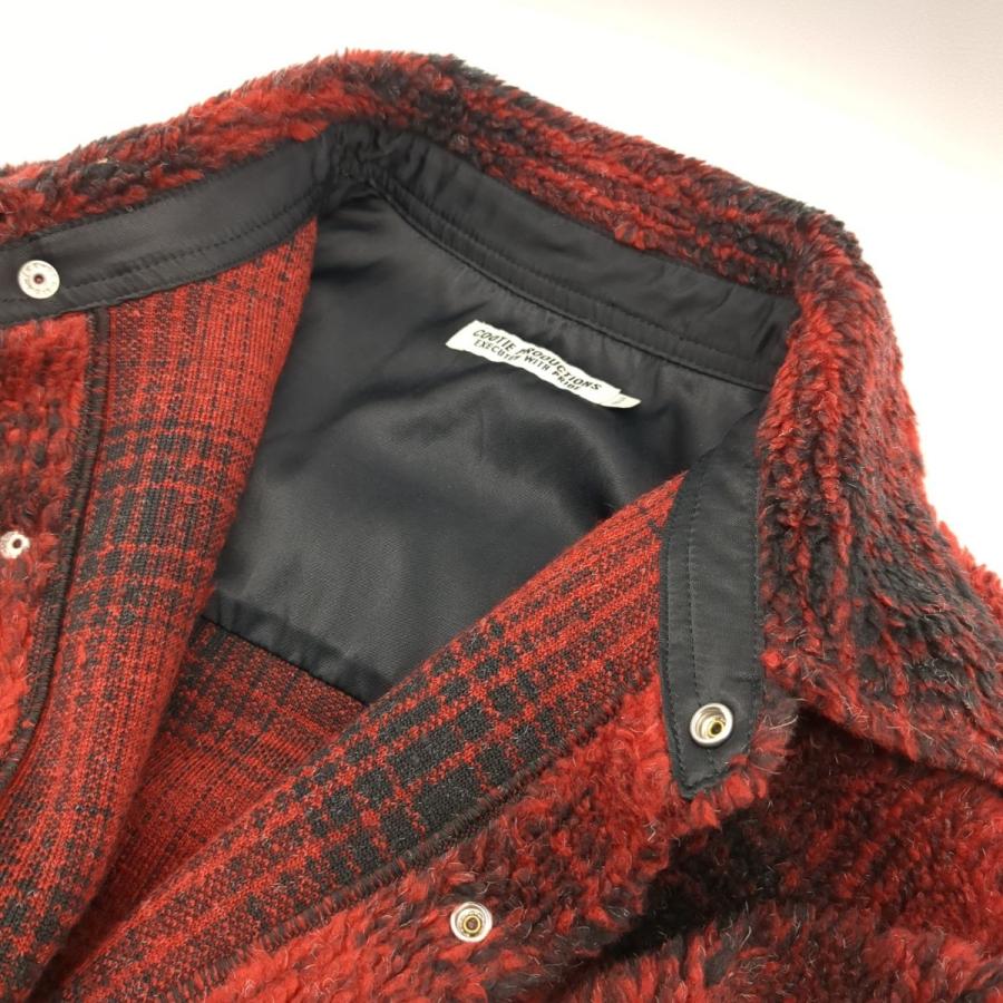 COOTIE PRODUCTIONS クーティー ボアジャケット SIZE M レッド