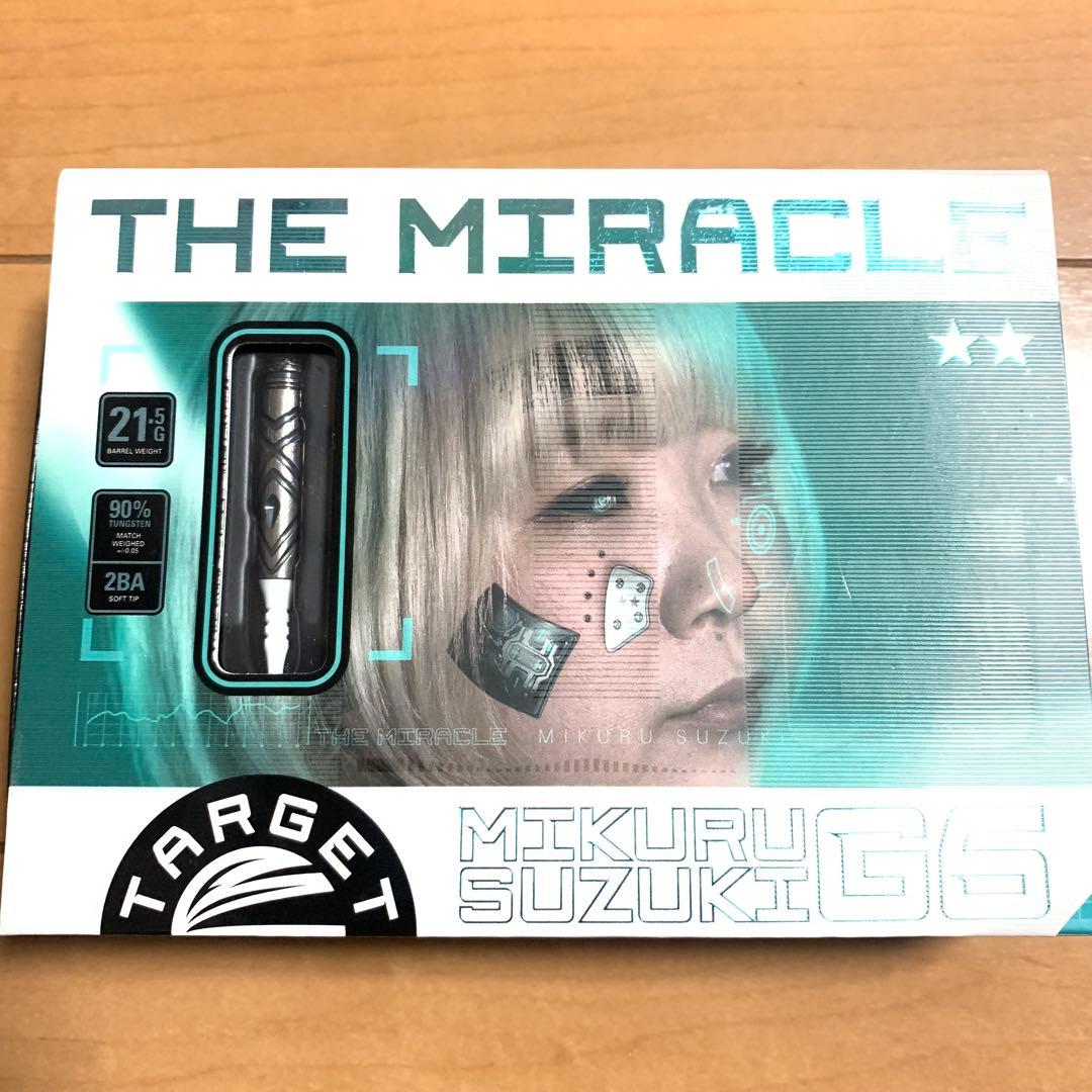 TARGET THE MIRACLE G6 鈴木未来 21.5g定価16800円 ダーツ バレル ターゲット ミラクル G6 21.5g タングステン90% 鈴木