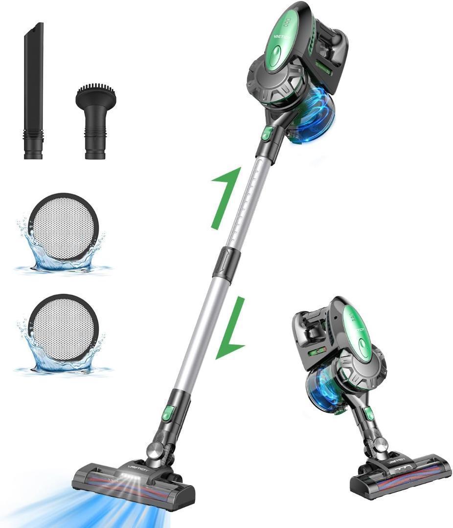 大人気✨コードレス掃除機✨28kPa強力吸引 伸縮型パイプ付き 着脱式バッテリー 楽天市場】掃除機 コードレス 28000pa 強力 吸引力 充電式 スティック