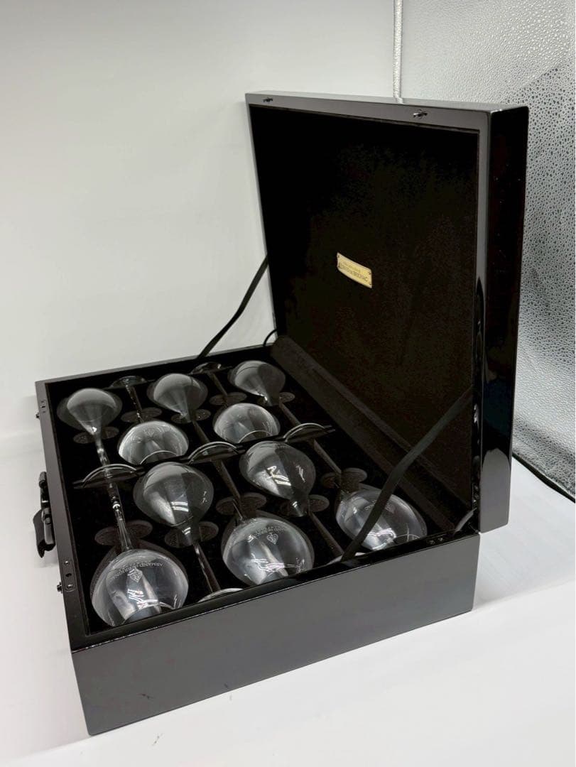 非売品】アルマンド シャンパングラス グラス10脚 アタッシュケース入り