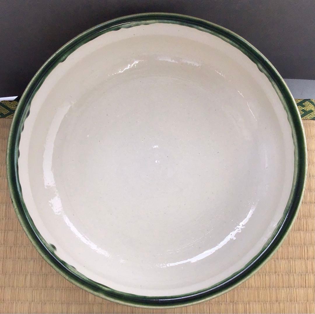 茶道具 水指 織部 五陶 平水指 紙箱 S103MS