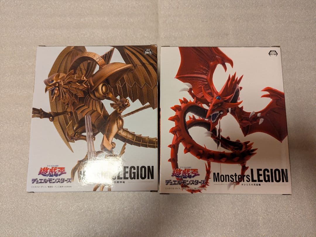 KONAMI Monsters LEGION ラーの翼神竜 オシリスの天空竜 オシリスの