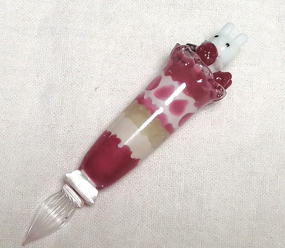 うさぎパフェ　ガラスペン うさぎパフェ ガラスペン