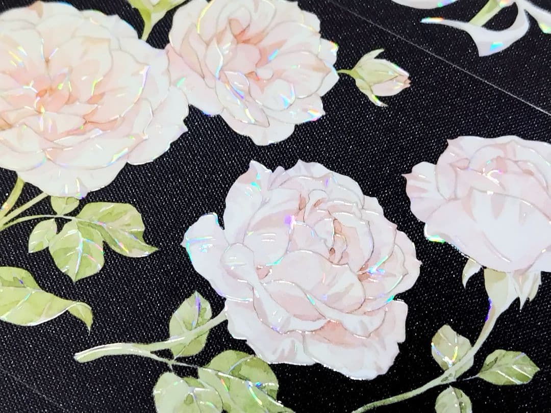 切売 523☆ 海外 マスキングテープ マステ PET 装飾 花 贝壳光